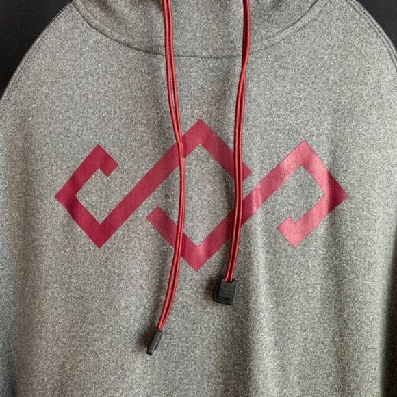 She Shreds Co Black & Gray Crown Logo Tech Hoodie - Picture 8 of 9